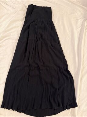 Hollister Black Strapless Dress